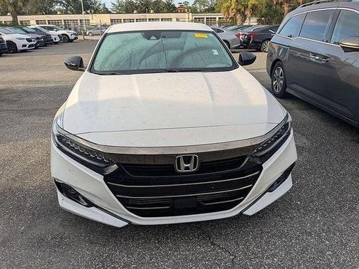 Platinum White Pearl 2022 Honda Accord Sport 1.5T