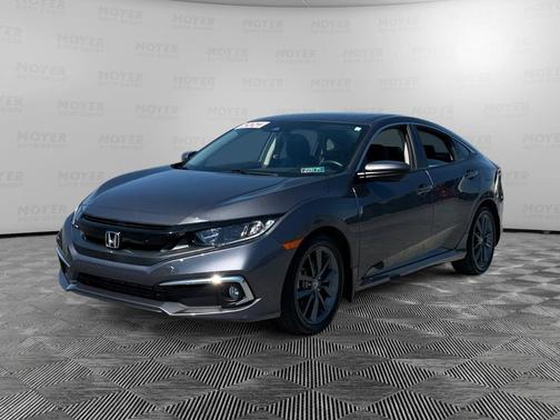 Gray 2021 Honda Civic EX-L