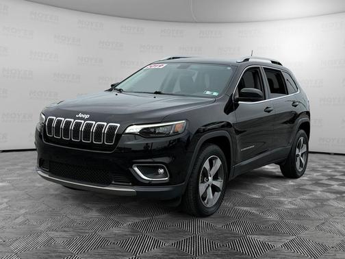 Diamond Black Crystal Pearlcoat 2019 Jeep Cherokee Limited