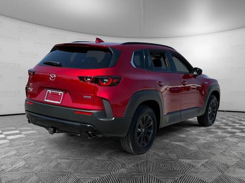 Soul Red Crystal Metallic 2025 Mazda CX-50 Hybrid Premium Package