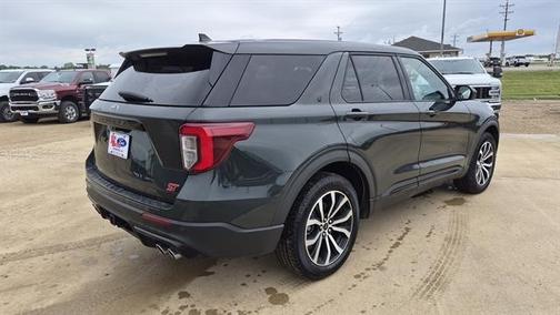 Forged Green Metallic 2022 Ford Explorer ST