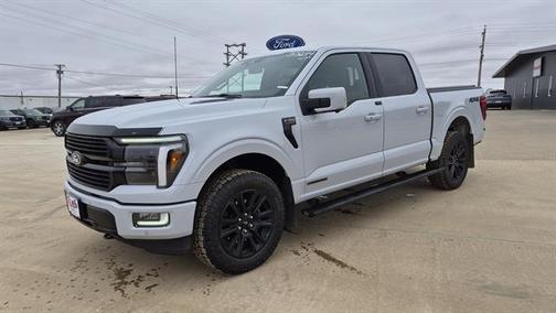 Space White Metallic 2025 Ford F-150 Platinum