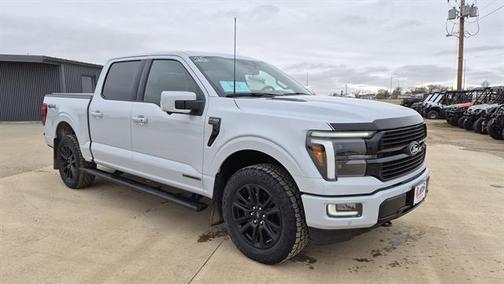 Space White Metallic 2025 Ford F-150 Platinum
