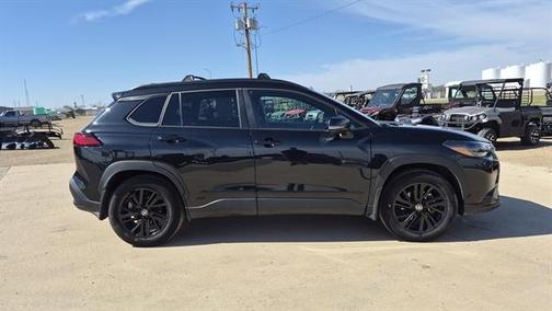 Jet Black 2024 Toyota Corolla Cross Hybrid SE