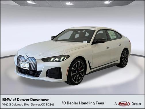 Mineral White Metallic 2026 BMW i4 Gran Coupe xDrive40