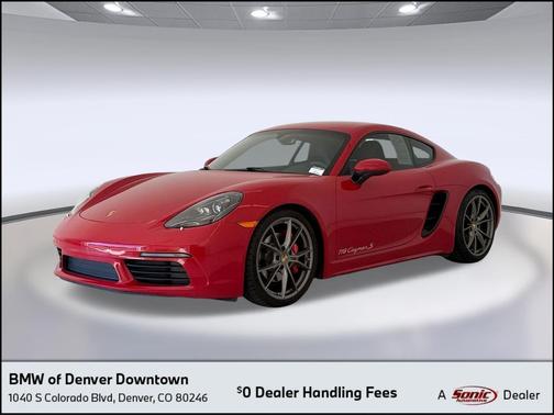 Carmine Red 2017 Porsche 718 Cayman S
