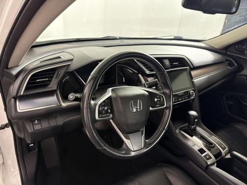 White Orchid Pearl 2017 Honda Civic EX-L