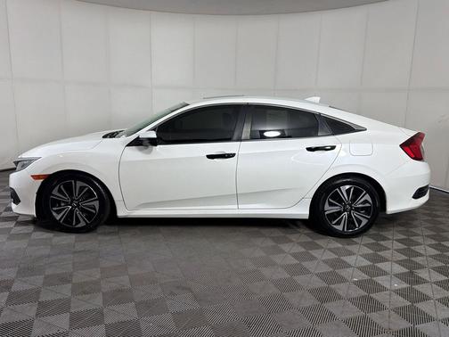 White Orchid Pearl 2017 Honda Civic EX-L