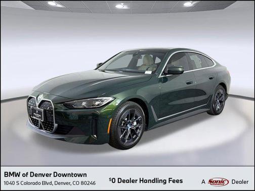 San Remo Green Metallic 2023 BMW i4 Gran Coupe eDrive35