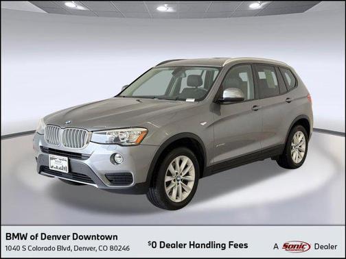 Space Gray Metallic 2017 BMW X3 xDrive28i