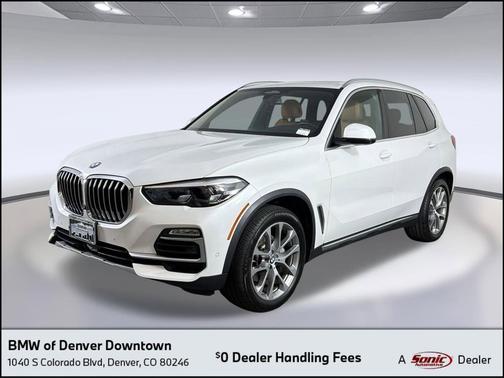 Mineral White Metallic 2019 BMW X5 xDrive40i
