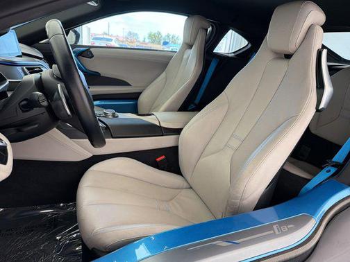 Protonic Blue Metallic w/Frozen Gray Accent 2015 BMW i8 2dr Cpe