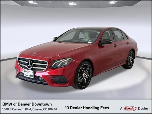 designo Cardinal Red Metallic 2020 Mercedes-Benz E-Class 4MATIC