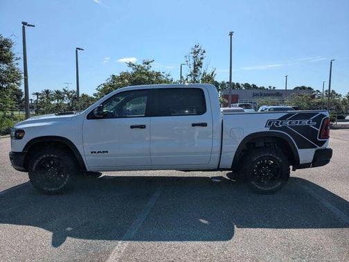 Bright White Clearcoat 2025 RAM 1500 Rebel
