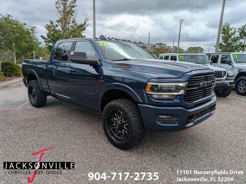 Patriot Blue Pearlcoat 2022 RAM 2500 Laramie Crew Cab 4x4 6'4' Box
