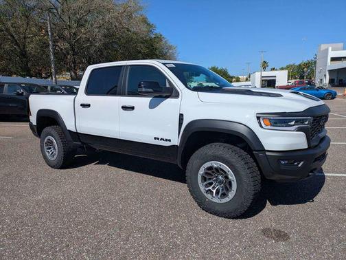 Bright White Clearcoat 2026 RAM 1500 RHO Crew Cab 4x4 5'7' Box
