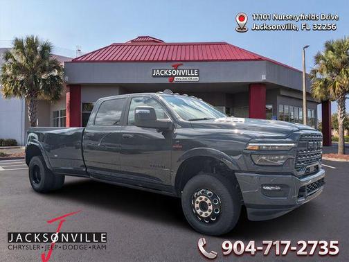 Blue Metallic 2026 RAM 3500 Limited Crew Cab 4x4 8' Box