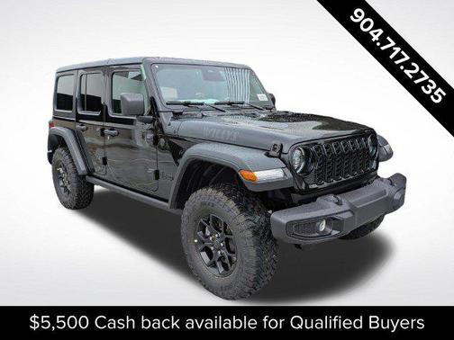 Black Clearcoat 2026 Jeep Wrangler Willys