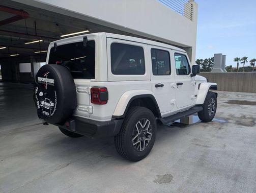 Bright White 2026 Jeep Wrangler 4-Door Sahara 4x4