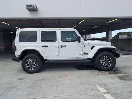 Bright White 2026 Jeep Wrangler 4-Door Sahara 4x4