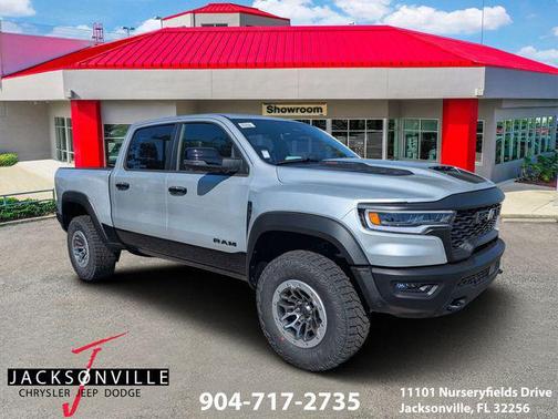 Silver 2026 RAM 1500 RHO Crew Cab 4x4 5'7' Box