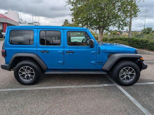 Hydro Blue Pearlcoat 2021 Jeep Wrangler Unlimited Sport