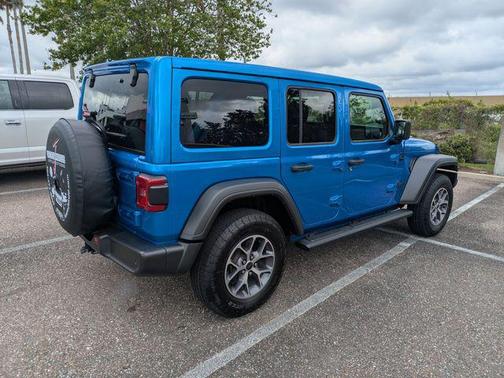Hydro Blue Pearlcoat 2021 Jeep Wrangler Unlimited Sport