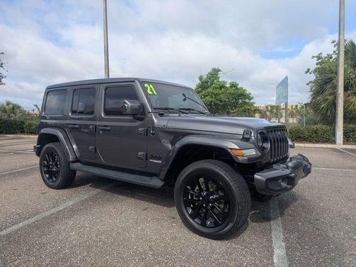 Granite Crystal Metallic Clearcoat 2021 Jeep Wrangler Unlimited Sahara