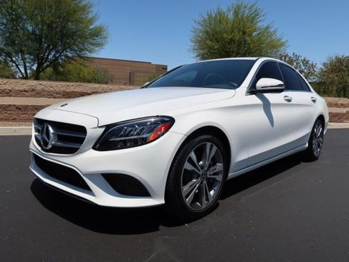 Polar White 2021 Mercedes-Benz C-Class Sedan