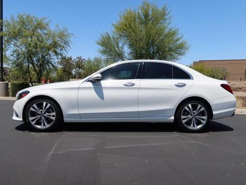 Polar White 2021 Mercedes-Benz C-Class Sedan