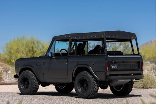 Black 1968 Ford Bronco 302ci V8 Frame Off Restored