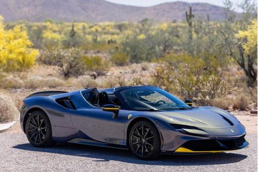 Glossy Blu Elder 2024 Ferrari SF90 Spider Assetto Fiorano Tailor Made