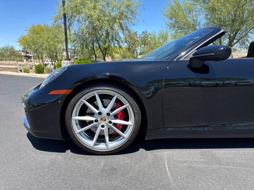 Black 2020 Porsche 911 Carrera 4S Cabriolet