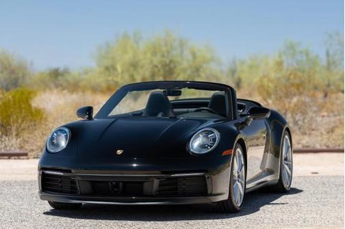 Black 2020 Porsche 911 Carrera 4S Cabriolet