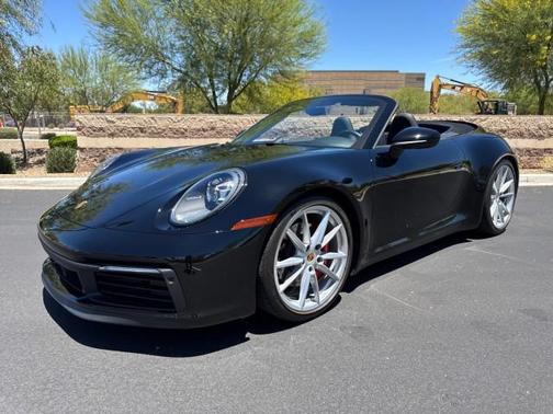 Black 2020 Porsche 911 Carrera 4S Cabriolet