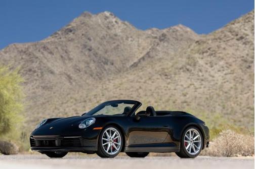 Black 2020 Porsche 911 Carrera 4S Cabriolet