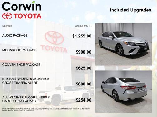 Celestial Silver Metallic 2018 Toyota Camry SE