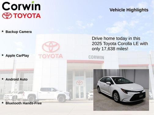 2025 Toyota Corolla LE