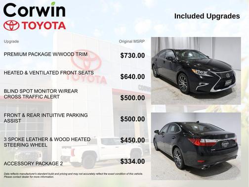 2016 Lexus ES 350 Base