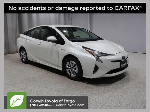 Blizzard Pearl 2018 Toyota Prius Two
