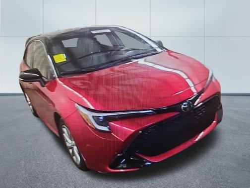Finish Line Red/Midnight Black Metallic 2023 Toyota Corolla SE