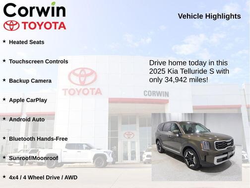 Dark Moss 2025 Kia Telluride S