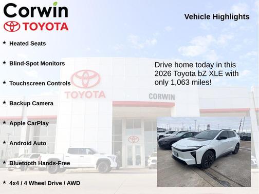 2026 Toyota bZ XLE