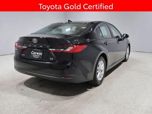 Midnight Black Metallic 2025 Toyota Camry LE