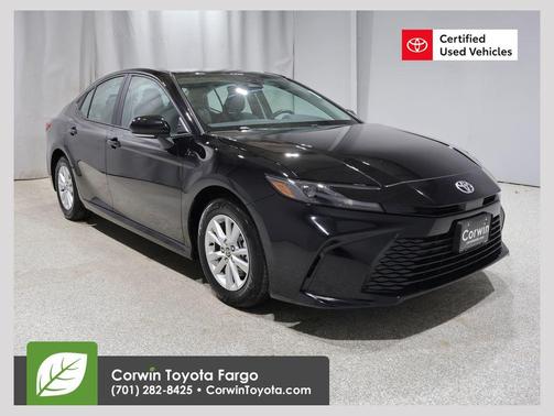 Midnight Black Metallic 2025 Toyota Camry LE