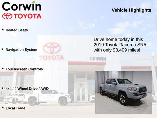 Cement Grey Metallic 2019 Toyota Tacoma SR5