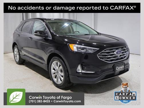 Agate Black Metallic 2024 Ford Edge Titanium