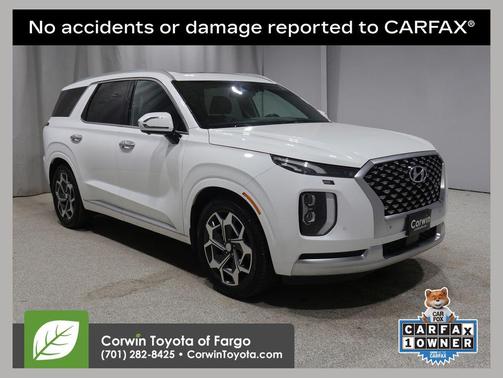 Hyper White 2021 Hyundai PALISADE Calligraphy