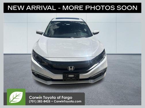 Platinum White Pearl 2021 Honda Civic EX-L