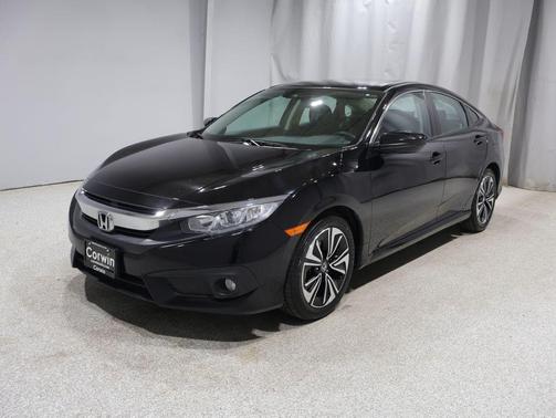 Black 2017 Honda Civic EX-T